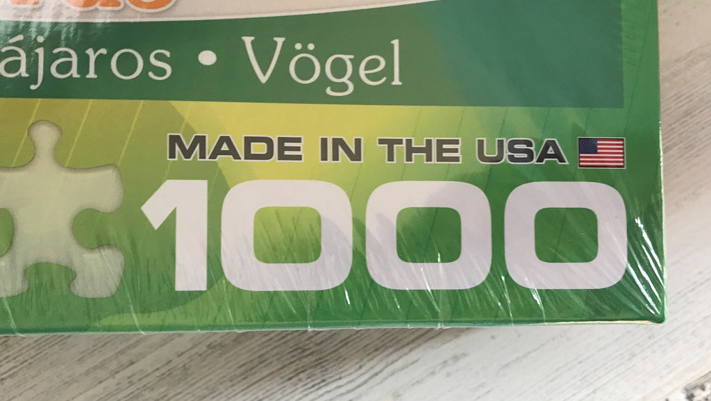 1,000PIECE BIRDTHEMED PUZZLEBOTH BEAUTIFUL AND INTERESTING (MADE I