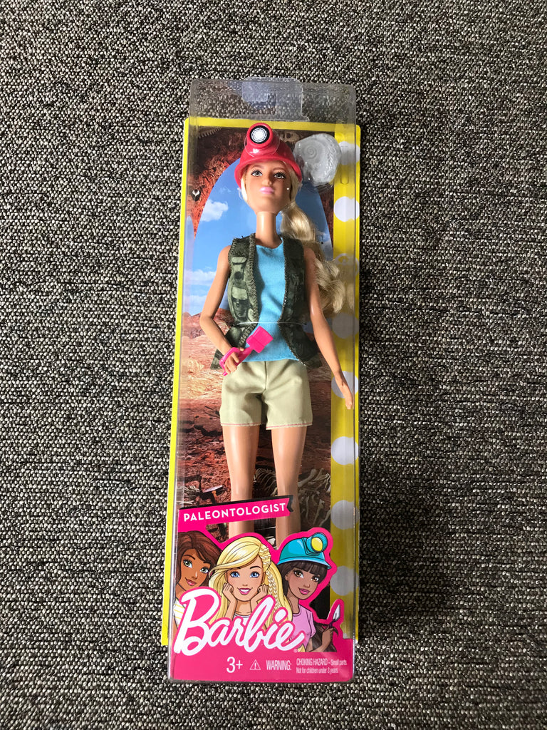 PALEONTOLOGIST BARBIE/"YOU CAN BE ANYTHING" BARBIE www.oldandnew