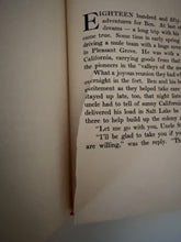 "BEN THE WAGON BOY" VERY RARE LDS VINTAGE 1944 FIRST EDITION BOOK