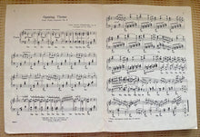 RARE "ELECTED WORKS FOR THE PIANO BY P.I. TCHAIKOVSKY" ("OPENING THEME FROM PIANO CONCERTO NO. 1"/G. SCHIRMER, INC. VINTAGE SHEET MUSIC)