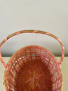 PINK VINTAGE EASTER BASKET