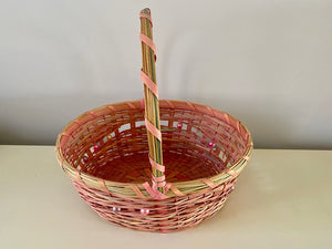 PINK VINTAGE EASTER BASKET