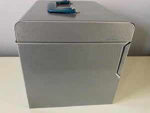VINTAGE GRAY METAL SPECIALTY-FILE BOX (EXCELSIOR)