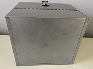 VINTAGE GRAY METAL SPECIALTY-FILE BOX (EXCELSIOR)