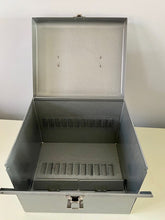 VINTAGE GRAY METAL SPECIALTY-FILE BOX (EXCELSIOR)