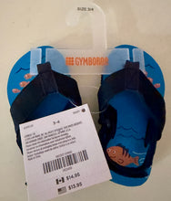 TEENSY-TINY, BLACK, SUPER CUTE FLIP-FLOPS FOR LITTLE ONES (SIZE 3-4)--GENDER-NEUTRAL