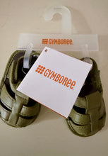 ITTY-BITTY, SIZE 1, SWEETY-SWEET, FISHERMAN'S BABY SANDALS--OLIVE-COLOR/GENDER-NEUTRAL