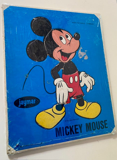 VINTAGE CHILDREN'S MICKEY MOUSE PUZZLE (MADE IN THE USA!)