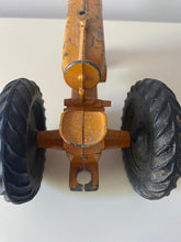 VINTAGE TOY TRACTOR--CHARMING GOLD-COLOR:  EXTRA CUTE!