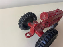 VINTAGE TOY TRACTOR--CLASSIC RED AND SO ADORABLE