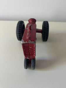 VINTAGE TOY TRACTOR--CLASSIC RED AND SO ADORABLE