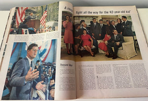 VINTAGE "LIFE" MAGAZINE JULY 16, 1965 JFK COVER (UNPUBLISHED PHOTO FROM 1959)