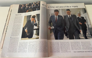 VINTAGE "LIFE" MAGAZINE JULY 16, 1965 JFK COVER (UNPUBLISHED PHOTO FROM 1959)