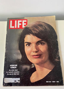 VINTAGE "LIFE" MAGAZINE MAY 29, 1964 JACQUELINE KENNEDY COVER