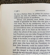 KENNEDY BY THEODORE C. SORENSEN, VINTAGE 1965 HARDBACK BOOK B-Q PRINTING