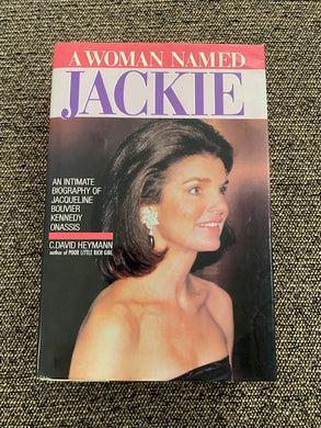 A WOMAN NAMED JACKIE, AN INTIMATE BIOGRAPHY OF JACQUELINE BOUVIER KENNEDY ONASSIS 1989 FIRST EDITION VINTAGE HARDCOVER BOOK