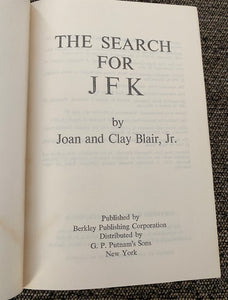 THE SEARCH FOR JFK HARDCOVER 1976 FIRST EDITION VINTAGE BOOK