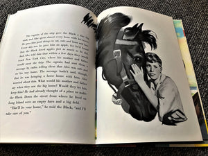 VINTAGE 1953 HARDBACK CHILDREN'S BOOK, "BIG BLACK HORSE, THE STORY OF A BOY'S LOVE FOR A HORSE" BY WALTER FARLEY (AUTHOR OF "THE BLACK STALLION")