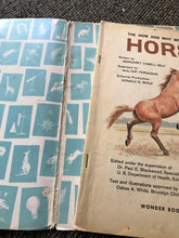 VINTAGE 1961 CHILDREN'S PAPERBACK, "THE HOW AND WHY WONDER BOOK OF HORSES"