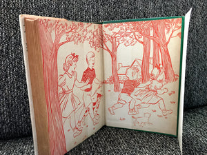 "THE BOBBSEY TWINS AT SPRUCE LAKE" (VINTAGE 1930 BOOK, WITH RARE BOOK JACKET)