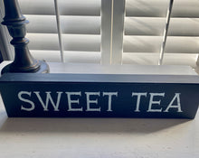 TIME FOR SOME "SWEET TEA" GORGEOUS, BLACK/IVORY WOOD WALL DECOR