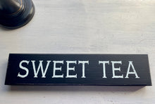 TIME FOR SOME "SWEET TEA" GORGEOUS, BLACK/IVORY WOOD WALL DECOR