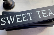 TIME FOR SOME "SWEET TEA" GORGEOUS, BLACK/IVORY WOOD WALL DECOR