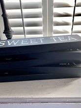 TIME FOR SOME "SWEET TEA" GORGEOUS, BLACK/IVORY WOOD WALL DECOR