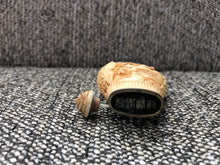 INTRICATELY-CARVED, TEENY-TINY CHINESE SNUFF BOTTLE