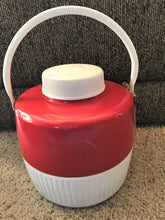 VINTAGE COLEMAN RED METAL PICNIC JUG