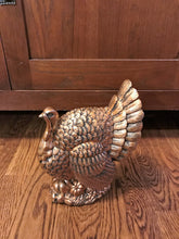 COPPER-LOOK TURKEY FALL/THANKSGIVING DECOR (STURDY AND TIMELESS--ENJOY YEAR-AFTER-YEAR)