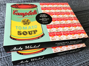 500-PIECE DOUBLE-SIDED, RETRO, EXTRA SPECIAL ANDY WARHOL CAMPBELL'S SOUP ARTWORK TWO-IN-ONE PUZZLE