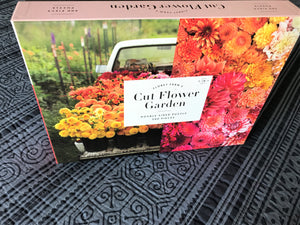 500-PIECE DOUBLE-SIDED MORE THAN A BOUQUET--ALL FOR YOU! A PICK-UP FULL OF FLOWERS/OMBRE ARRANGEMENT OF FLOWERS TWO-IN-ONE PUZZLE