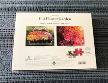 500-PIECE DOUBLE-SIDED MORE THAN A BOUQUET--ALL FOR YOU! A PICK-UP FULL OF FLOWERS/OMBRE ARRANGEMENT OF FLOWERS TWO-IN-ONE PUZZLE