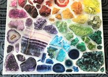 500-PIECE PUZZLE--A RAINBOW-Y ARRANGEMENT OF GORGEOUS CRYSTALS