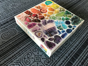 500-PIECE PUZZLE--A RAINBOW-Y ARRANGEMENT OF GORGEOUS CRYSTALS