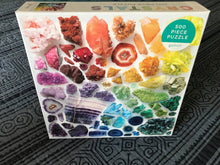 500-PIECE PUZZLE--A RAINBOW-Y ARRANGEMENT OF GORGEOUS CRYSTALS