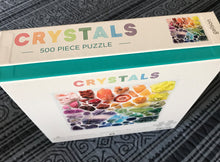 500-PIECE PUZZLE--A RAINBOW-Y ARRANGEMENT OF GORGEOUS CRYSTALS