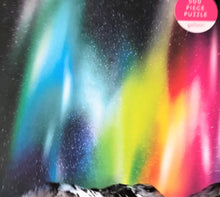 500-PIECE PUZZLE--A COLORFUL "RAINBOW" HOMAGE TO THE NORTHERN LIGHTS