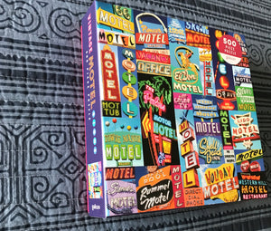 500-PIECE PUZZLE VACANCY? OR NO VACANCY? COOL-LOOKING VINTAGE MOTEL SIGNS