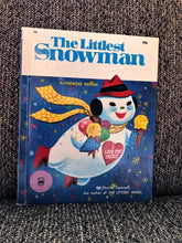 "THE LITTLEST SNOWMAN" (VINTAGE 1974 WONDER BOOKS)