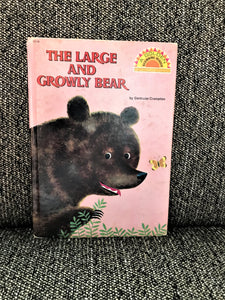 "THE LARGE AND GROWLY BEAR" (VINTAGE 1969/GOLDEN PRESS, A GOLDEN BEGINNING READER)