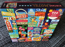 500-PIECE PUZZLE VACANCY? OR NO VACANCY? COOL-LOOKING VINTAGE MOTEL SIGNS