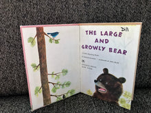 "THE LARGE AND GROWLY BEAR" (VINTAGE 1969/GOLDEN PRESS, A GOLDEN BEGINNING READER)