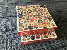 500-PIECE AMERICANA-THEMED PUZZLE:  FUN, INTERESTING, HISTORIC PRESIDENTIAL CAMPAIGN BUTTONS (MADE IN THE USA!)