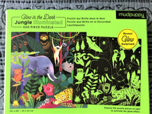 500-PIECE FRESH AND MODERN JUNGLE ANIMALS PUZZLE (GLOWS IN THE DARK!)