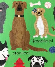 500-PIECE SO MANY DOGGIE BREEDS! FRESH AND MODERN, FUN PUZZLE