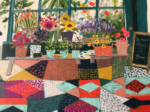 500-PIECE WELCOME TO THE FLOWER SHOP FRESH AND MODERN PUZZLE (COLORFUL AND SO CHARMING)