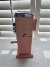 MID-CENTURY ICE-O-MAT:  VERY RARE, VERY SPECIAL VINTAGE PINK ICE CRUSHER--SO CHARMING