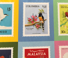 1,000-PIECE INTERNATIONAL BIRD STAMPS PUZZLE--SO PRETTY!